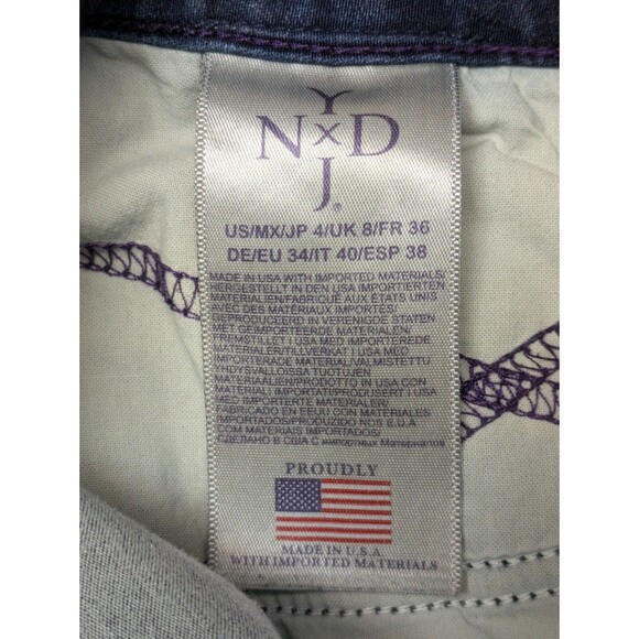NYDJ Jeans Womens Sheri Slim Size 4 Lift Tuck Technology - Picture 10 of 11
